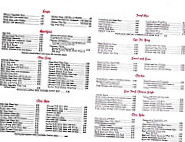 Kowloon Restaurant menu