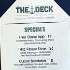 The Deck menu
