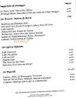 La Maison Marie menu