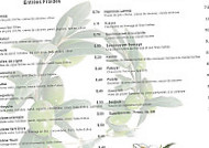 Vert Olive menu