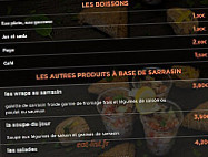 Sarrasin Et Compagnie menu