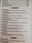 Crabby Joe's Grill menu