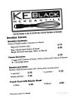 Ke Black Mercantile menu