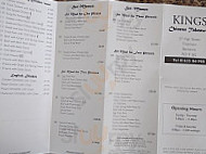 Kings Take Away menu