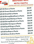 Crazy Seafood Cajun Seafood And menu