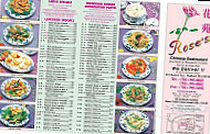 Rose's Chinese menu