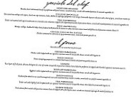 Fiorella's Cucina menu