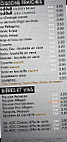 Café Gourmand menu