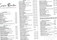 Casa Reale menu