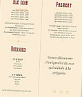 Creperie La Chaumine menu