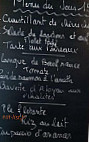 Bistrot De Tutelle menu