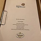 Tafelhuus menu