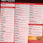 Formul'pizza menu