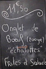 Bar Les Halles Brasserie menu
