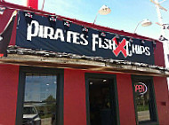 Pirates Fish X Chips outside