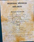 Bunratty Tavern menu