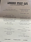 Longhorn Street Cafe menu