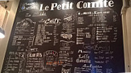 Le Petit Comite menu