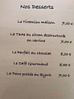 Le Catalogne Café menu