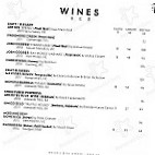 Botanic Wine Garden menu