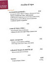 La Brasserie Christophe Dufosse menu