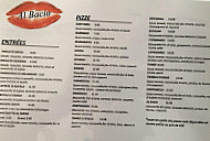 Al Bacio Ixelles menu