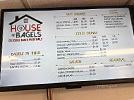 House Of Bagels menu