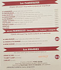 Sergio Burger menu