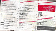 Milano Grill menu