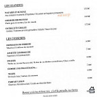 Restaurant Bel Air menu