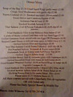 Masons Arms menu