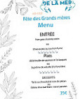 La Brasserie De La Mer menu
