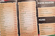 Le Marbrier Pizzeria menu