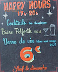 Bistrot Du Faubourg menu