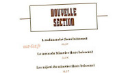 La Table Du Minotier menu