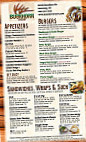 Buckhorn Resort menu