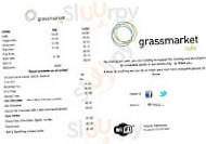 Grassmarket Cafe menu