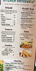 Saga Steakhouse menu