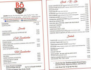 Bo Cafe menu