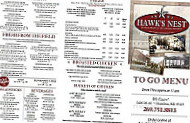 Hawk's Nest menu