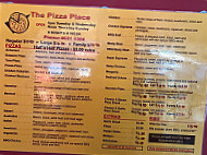 The Pizza Place menu