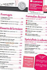 Restaurant Relais du Comte Vert menu