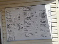 J & B's Fish & Chips menu