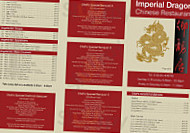 Imperial Dragon menu