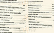 Le Pain Quotidien menu