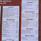La Toscane - Pizzeria menu
