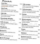 Cala Luna menu