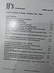 Jj's Eatery menu