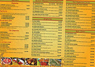 The Discover India Yarragon menu