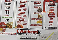 L'authentik menu